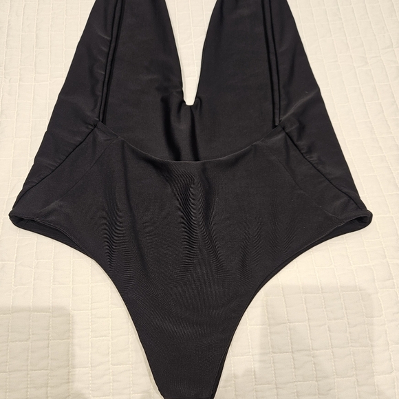 Mikoh Halter Black One Piece Swimsuit Size Small - Picture 7 of 10